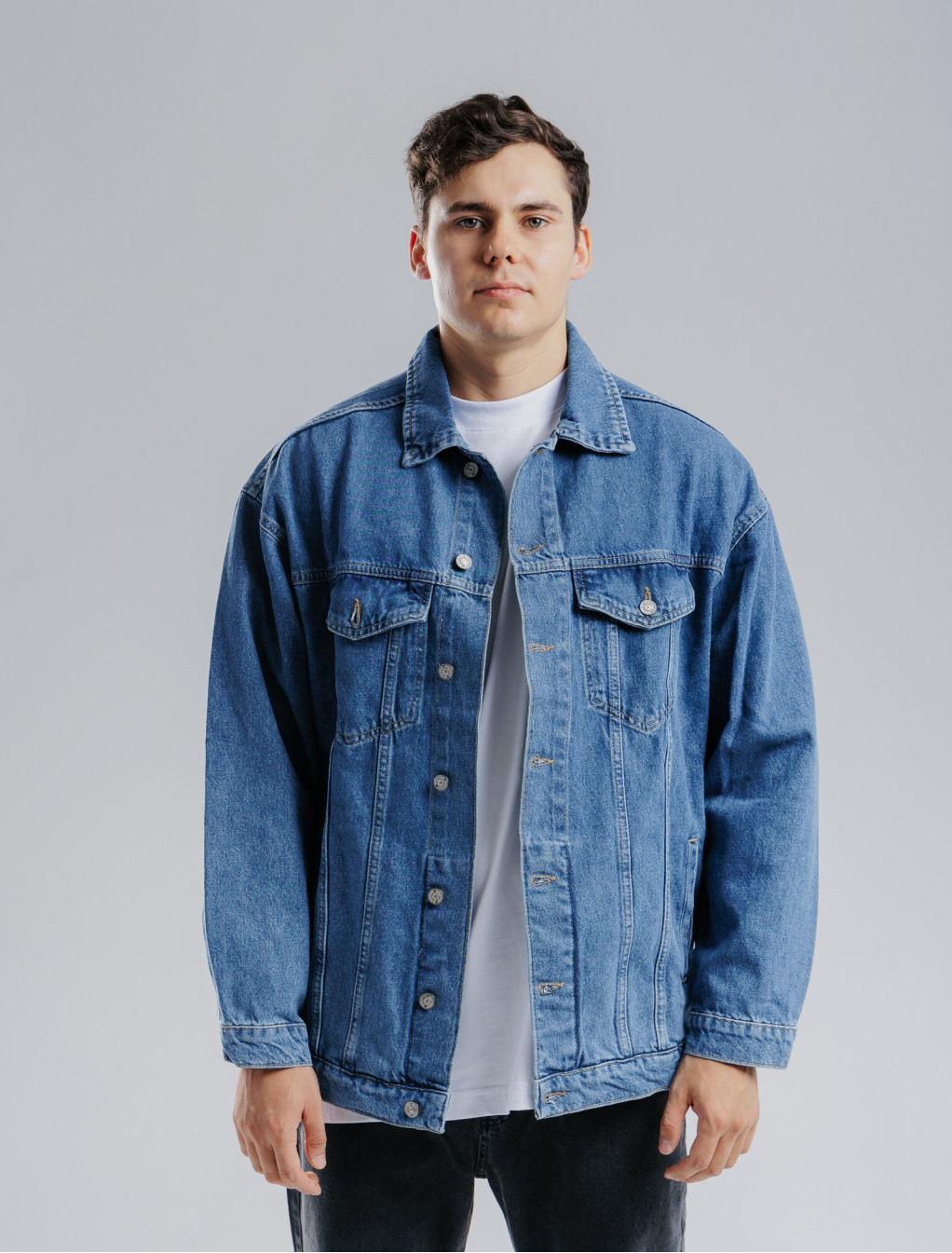 Джинсовая куртка MCH Dark blue