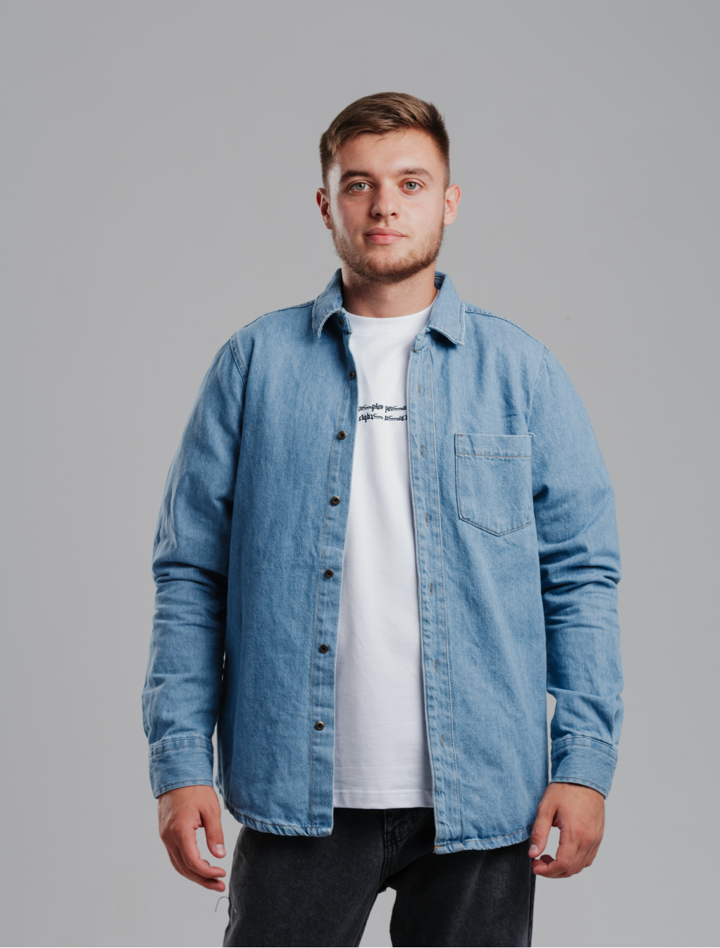 Джинсовая рубашка FG Blue