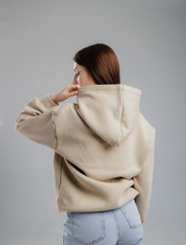 Женская толстовка Beige basic overs