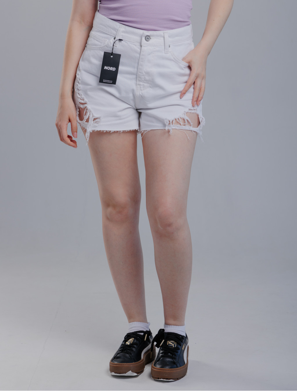 Женские джинсовые шорты White