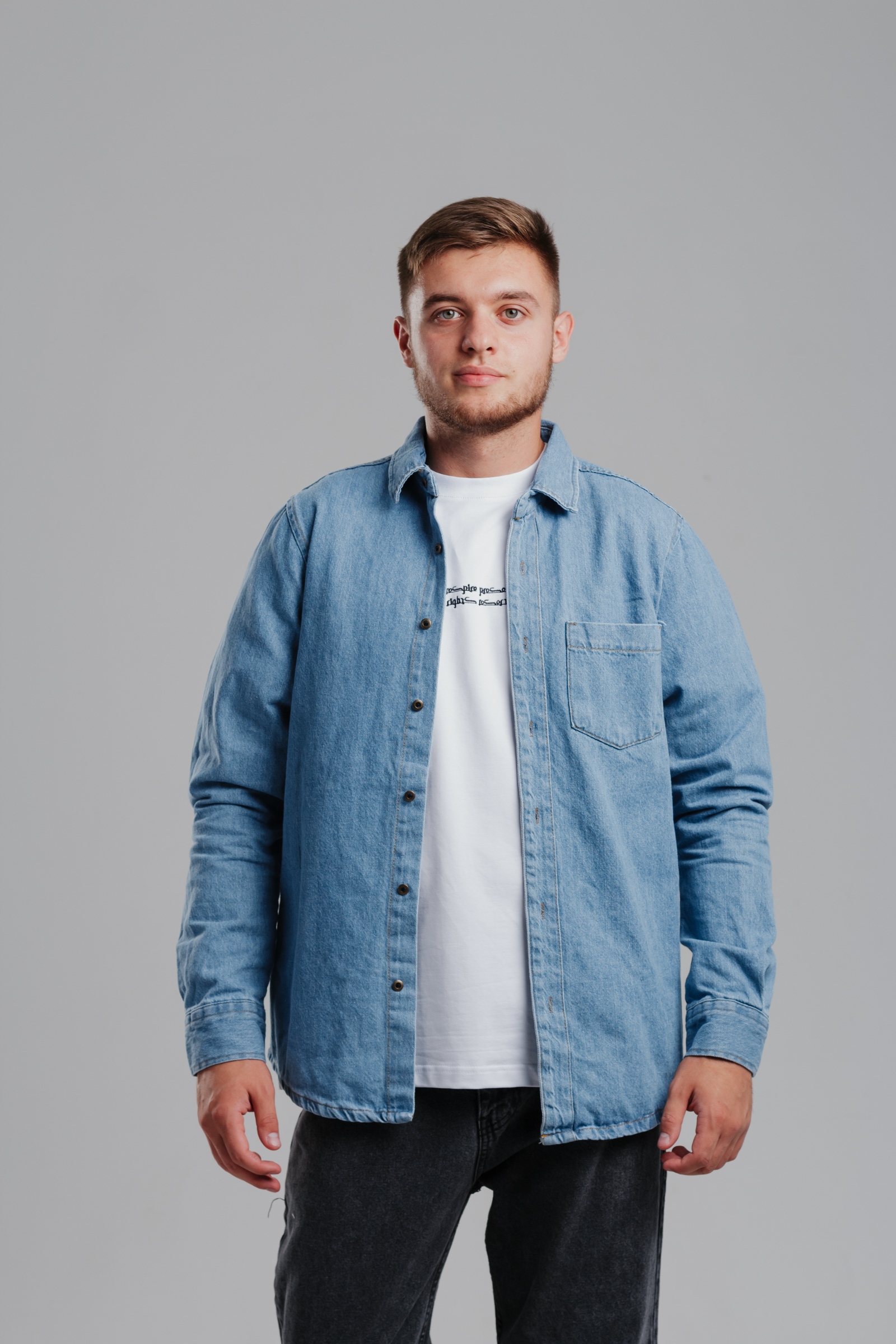 Джинсовая рубашка FG Blue
